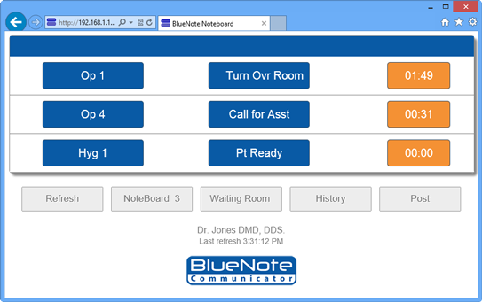 BlueNote Classic Mobile WebView 