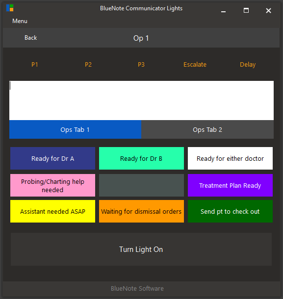 Bluenote communicator lights download